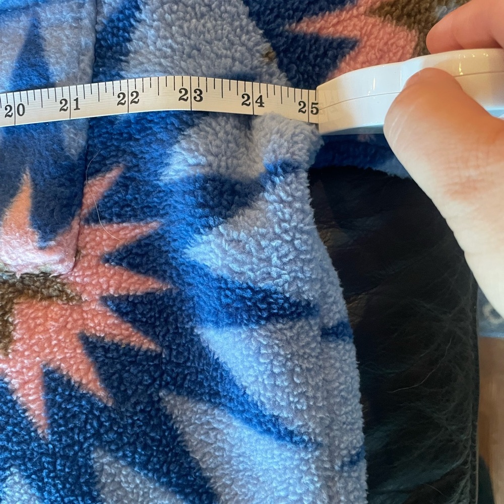 Stylish Blue Patterned Jacket - Picture 7 of 7